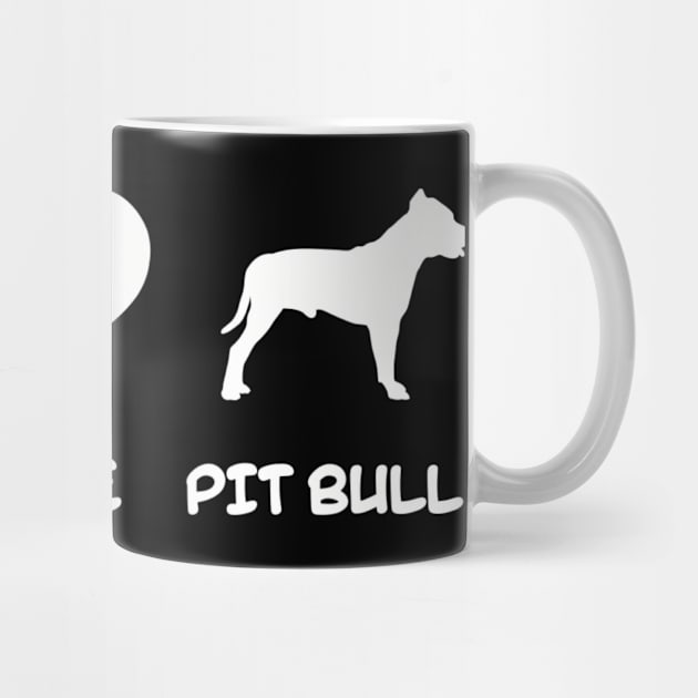 Peace, Love, Pit Bull by Designzz